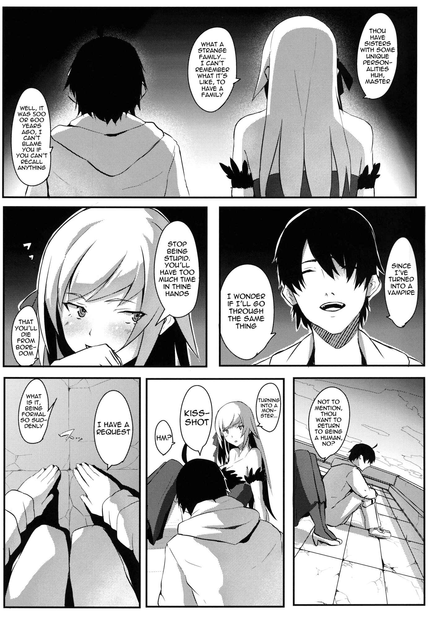 Page 3 Chapter Unknown_9845 Bakemonogatari - KISS x SHOT (Doujinshi)