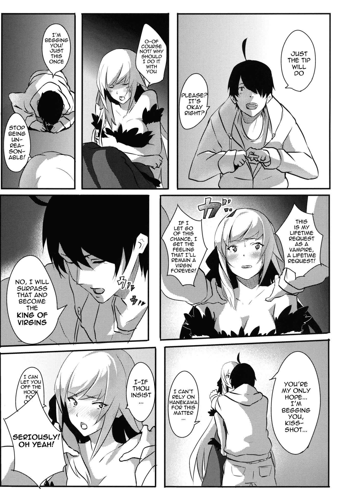 Page 5 Chapter Unknown_9845 Bakemonogatari - KISS x SHOT (Doujinshi)
