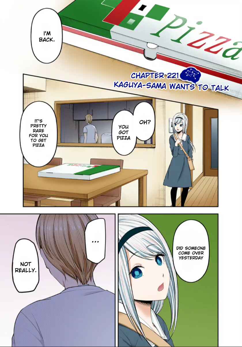 Page 1 Chapter 221 Kaguya-sama: Love Is War (Official Colored)