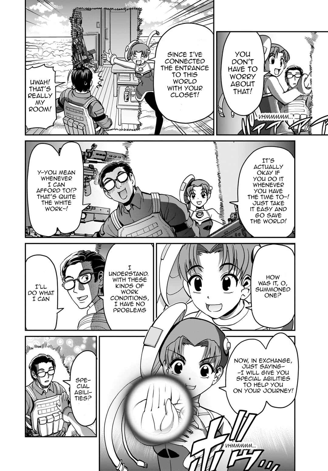 Page 11 Chapter 2 Isekai Shoukan Oji-san no Juumusou Life ~Sabage Suki Salaryman wa Kaisha Owari ni Isekai e Chokki suru~
