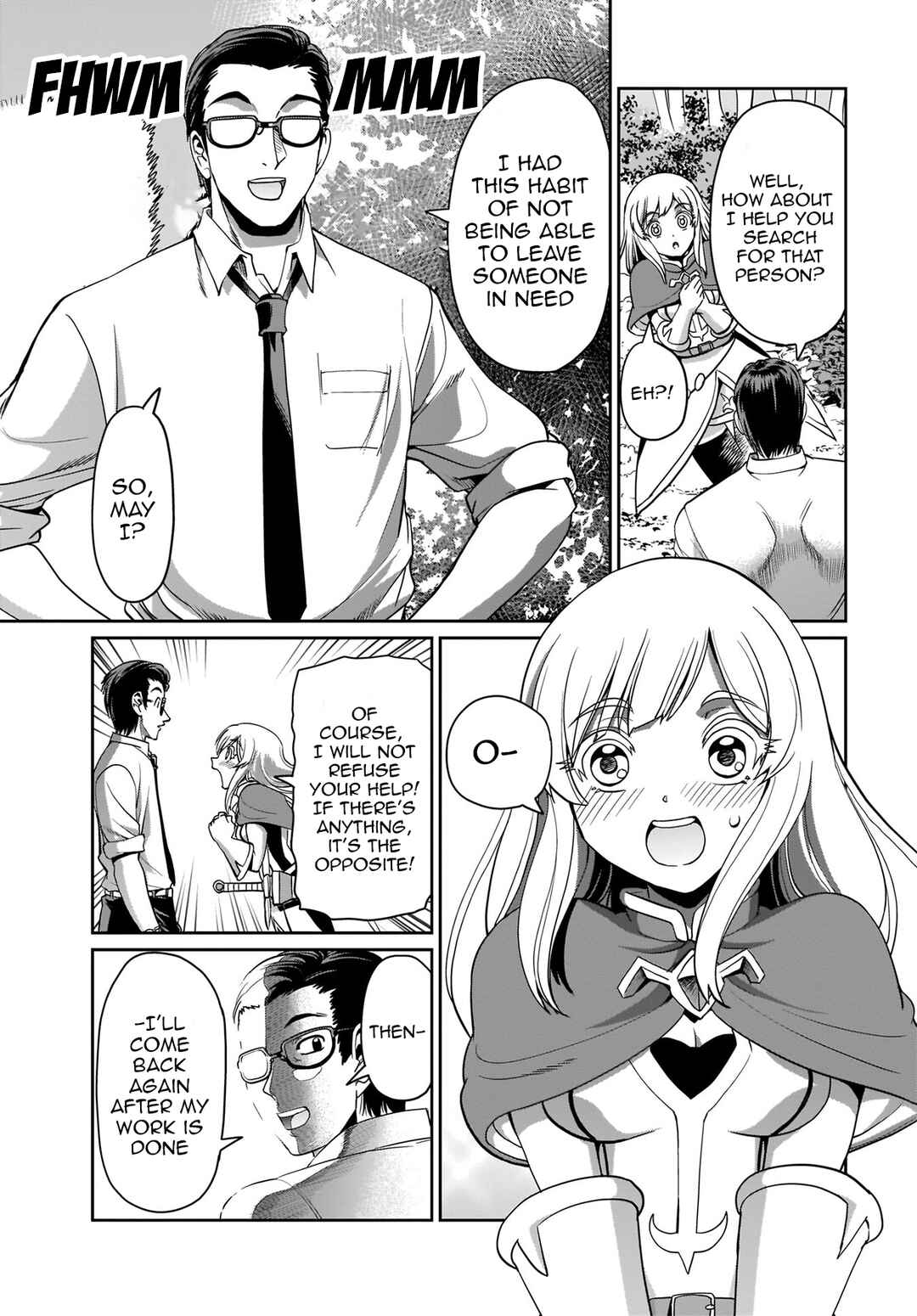 Page 24 Chapter 3 Isekai Shoukan Oji-san no Juumusou Life ~Sabage Suki Salaryman wa Kaisha Owari ni Isekai e Chokki suru~