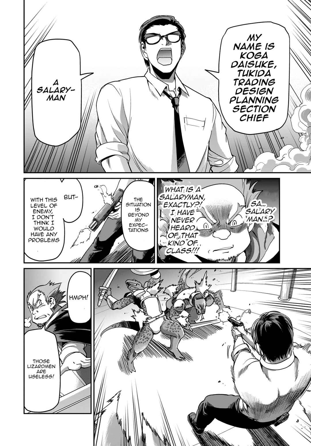 Page 9 Chapter 3 Isekai Shoukan Oji-san no Juumusou Life ~Sabage Suki Salaryman wa Kaisha Owari ni Isekai e Chokki suru~