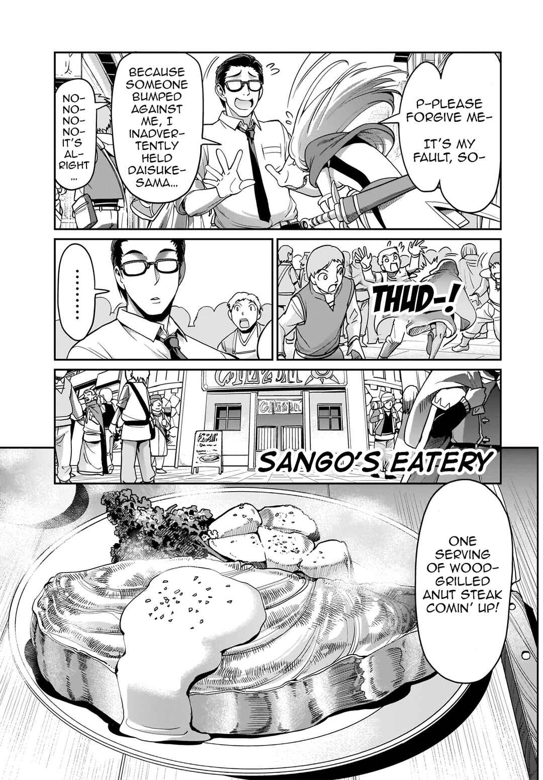 Page 8 Chapter 4 Isekai Shoukan Oji-san no Juumusou Life ~Sabage Suki Salaryman wa Kaisha Owari ni Isekai e Chokki suru~