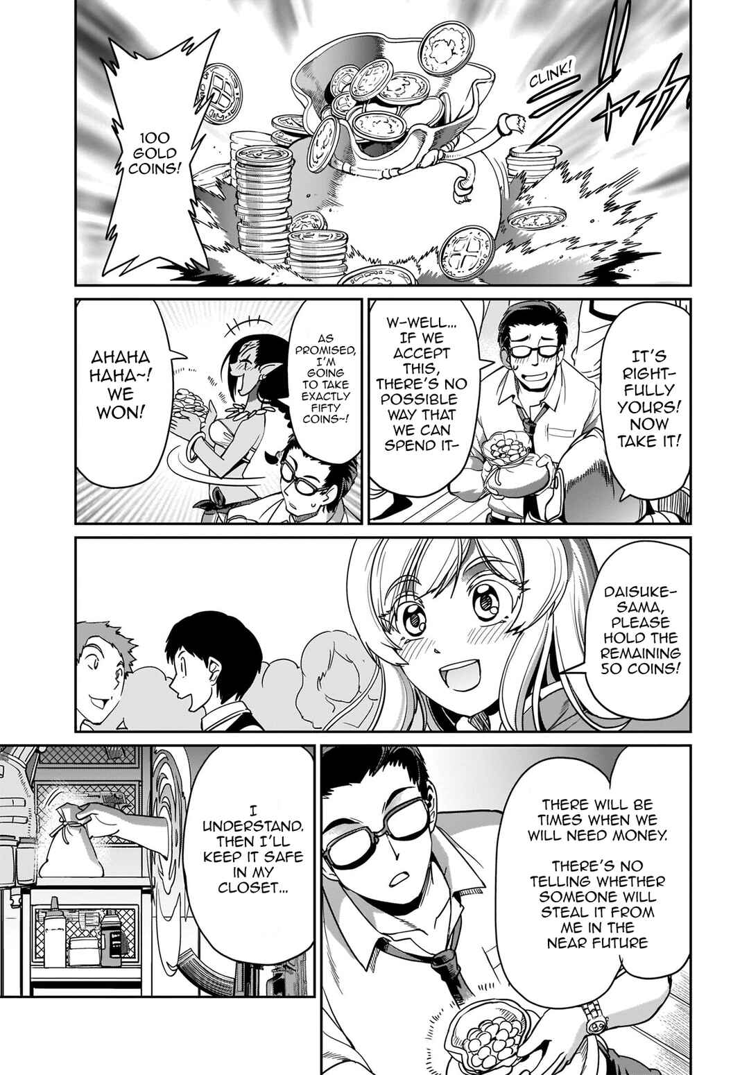 Page 14 Chapter 10 Isekai Shoukan Oji-san no Juumusou Life ~Sabage Suki Salaryman wa Kaisha Owari ni Isekai e Chokki suru~