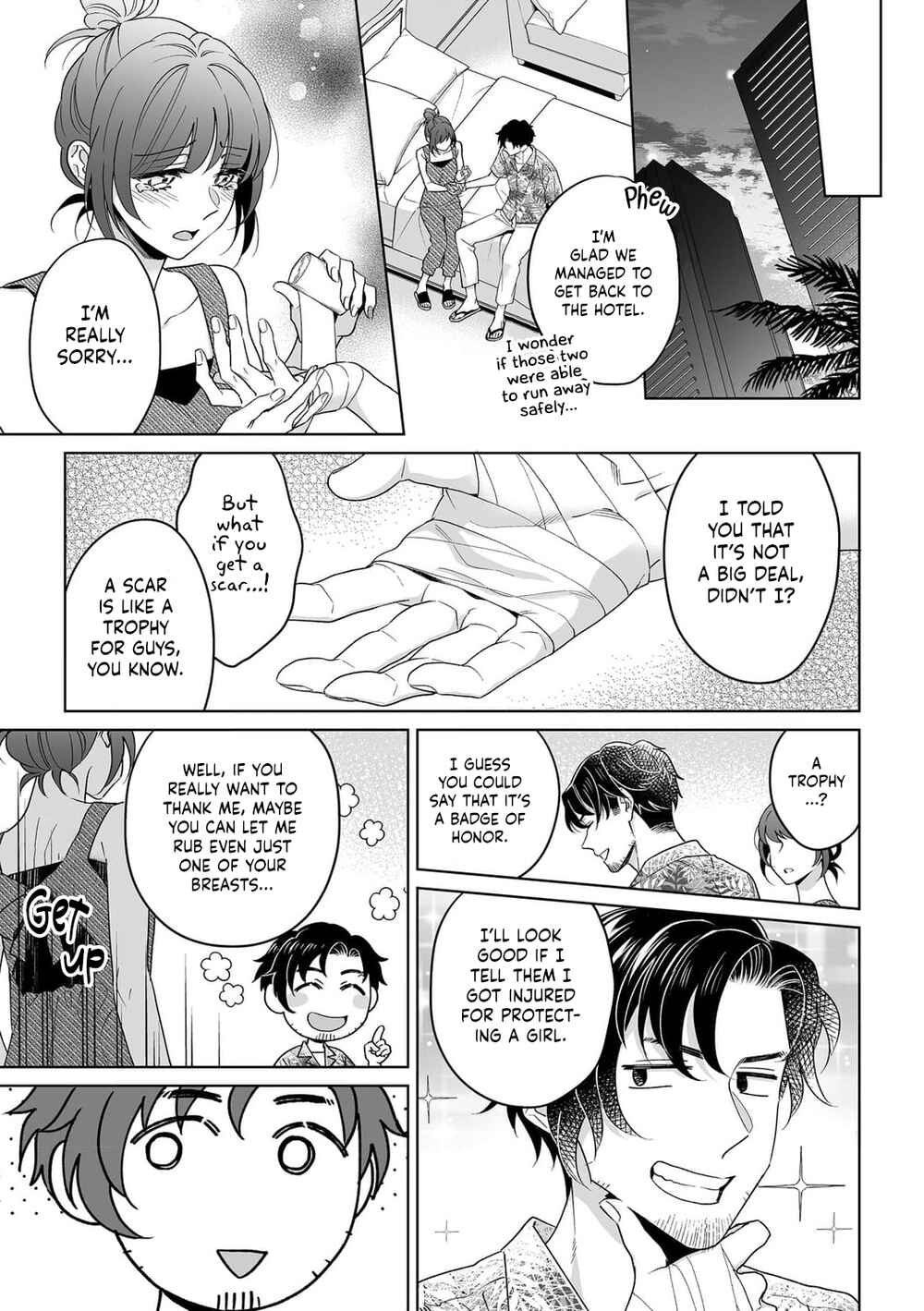 Page 18 Chapter 34 Goukon Aite wa Nikushoku Keikan?!