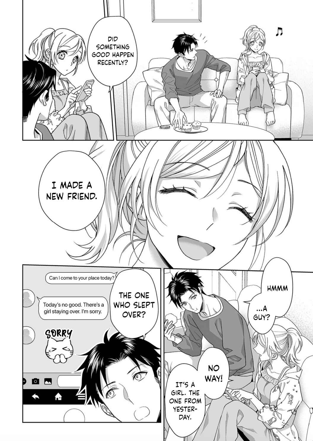 Page 19 Chapter 11 Goukon Aite wa Nikushoku Keikan?!