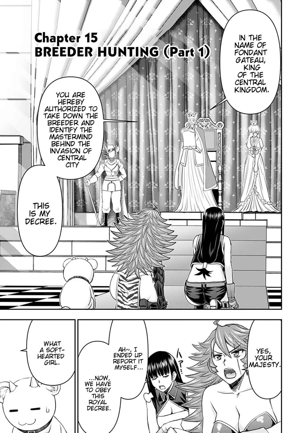 Page 1 Chapter 15 Isekai Sniper wa Onna Senshi no Mofumofu Aigan Doubutsu