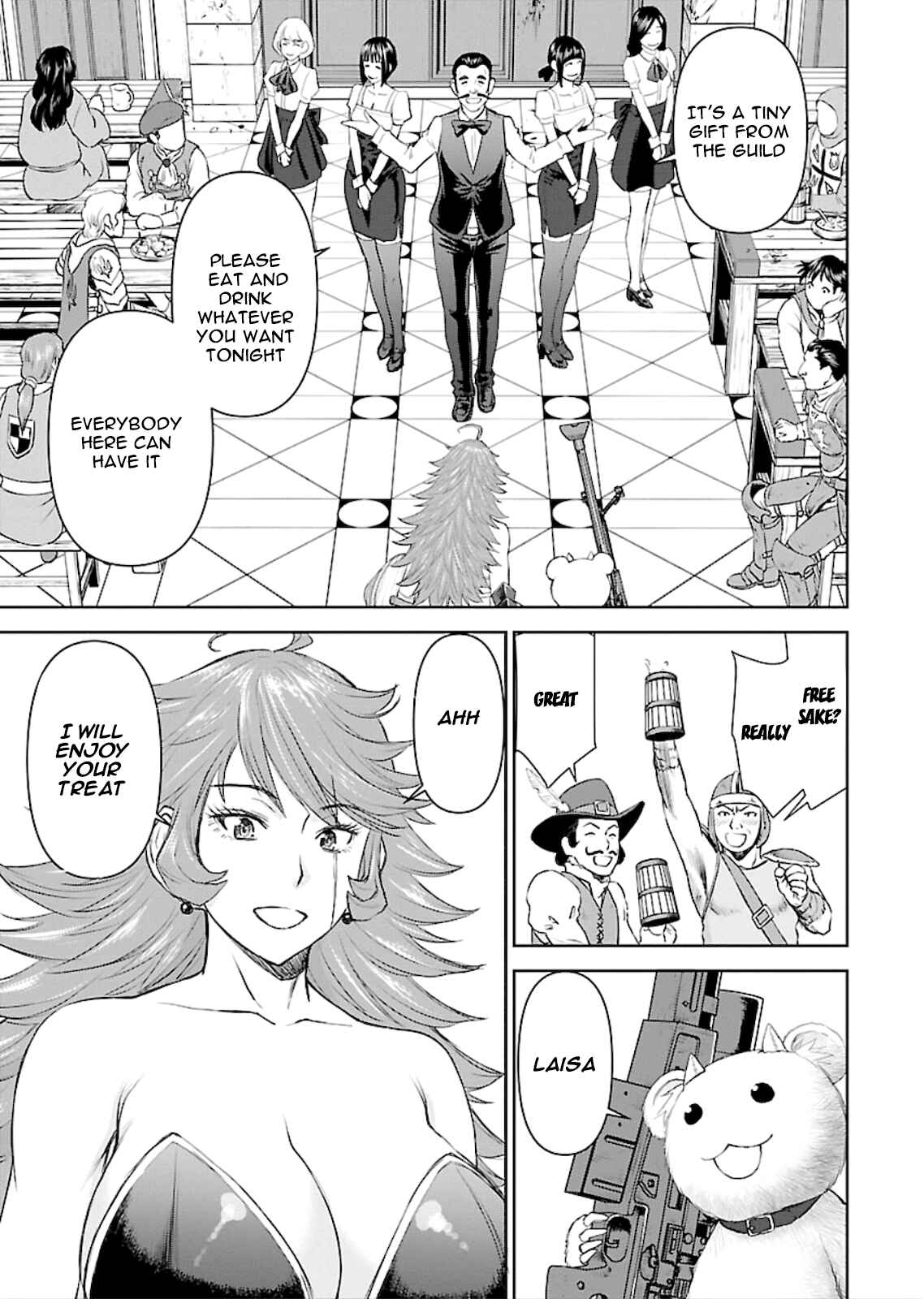 Page 25 Chapter 2 Isekai Sniper wa Onna Senshi no Mofumofu Aigan Doubutsu