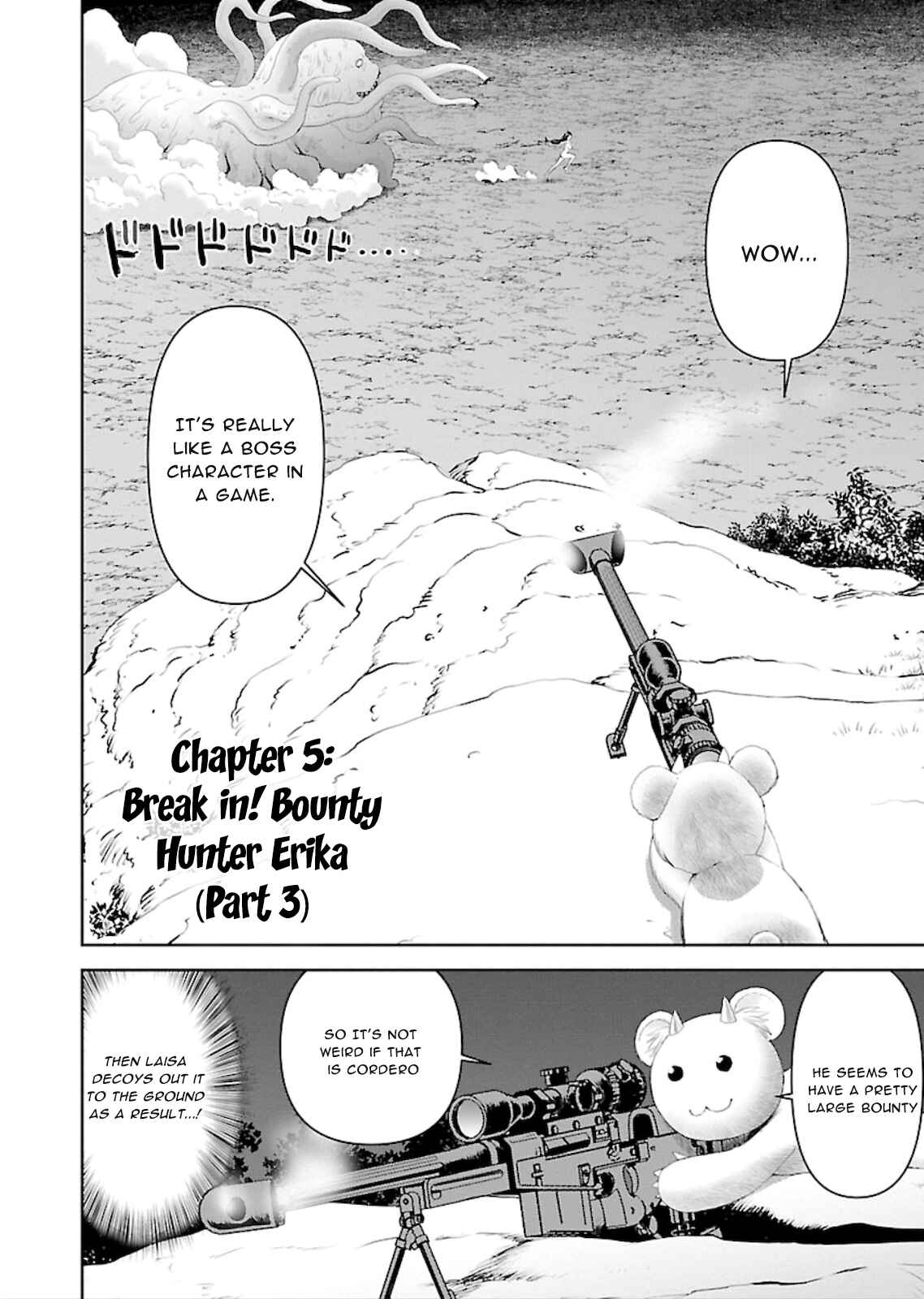 Page 4 Chapter 5 Isekai Sniper wa Onna Senshi no Mofumofu Aigan Doubutsu