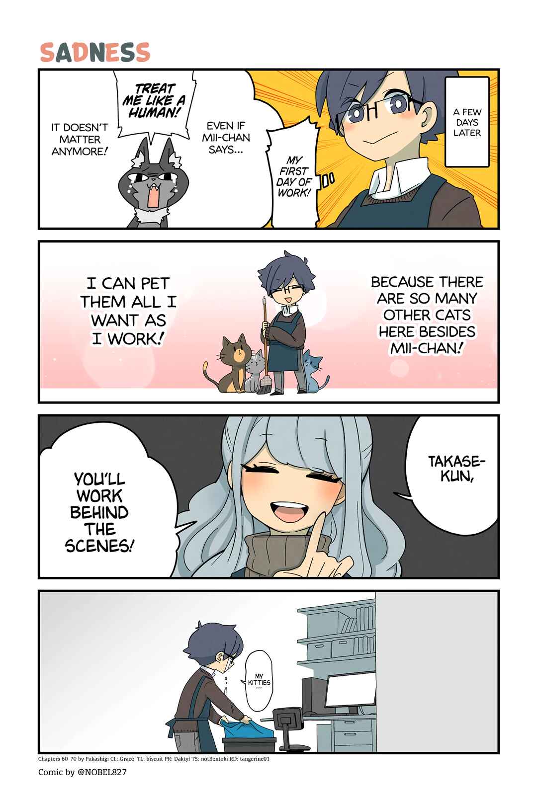 Page 1 Chapter 70 Neko no Te datte Yaku ni Tatsu