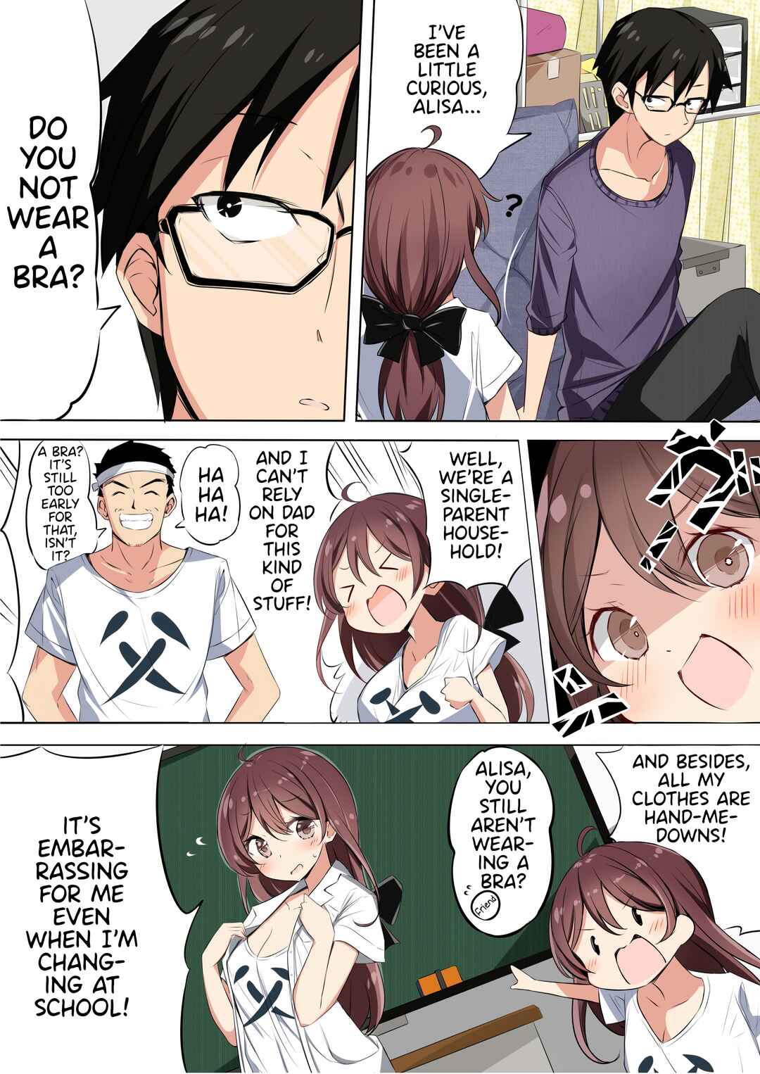 Page 2 Chapter Unknown_2427 No Bra no Imouto ga F-Cup wo Kyouchou shitekuru