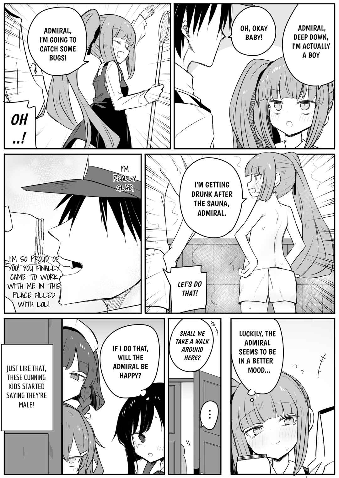 Page 1 Chapter Unknown_8896 Kantai Collection - Sei Jinin Ga Otoko Ni Natta Kasumi