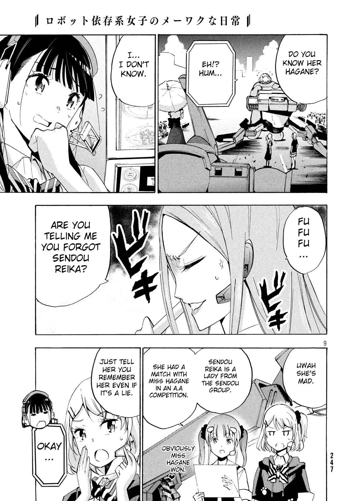 Page 9 Chapter 7.1 Robot Izonkei Joshi no Meiwaku na Nichijou