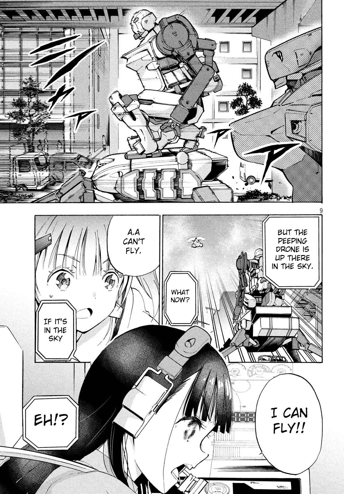 Page 9 Chapter 8.1 Robot Izonkei Joshi no Meiwaku na Nichijou
