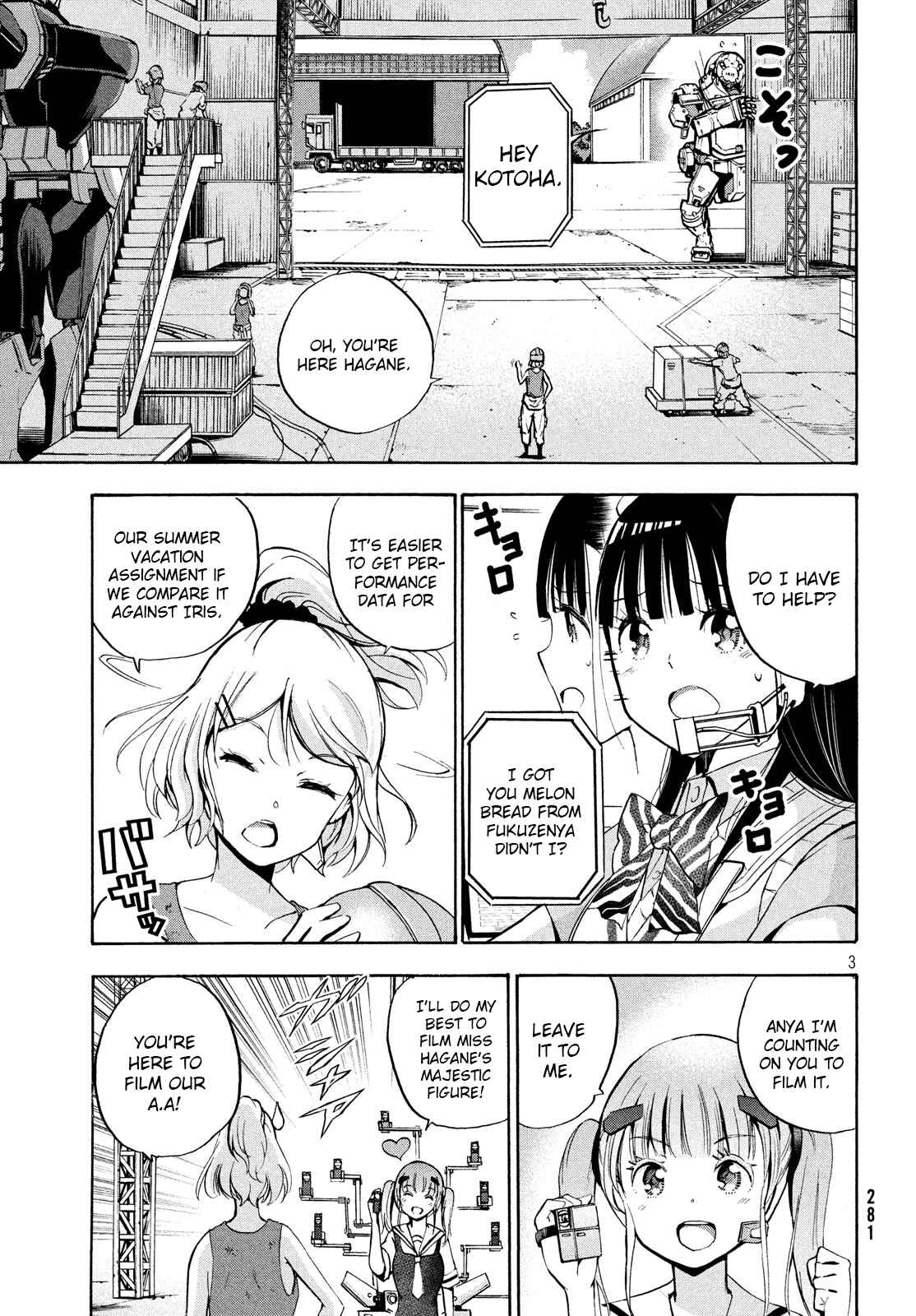 Page 3 Chapter 9.1 Robot Izonkei Joshi no Meiwaku na Nichijou