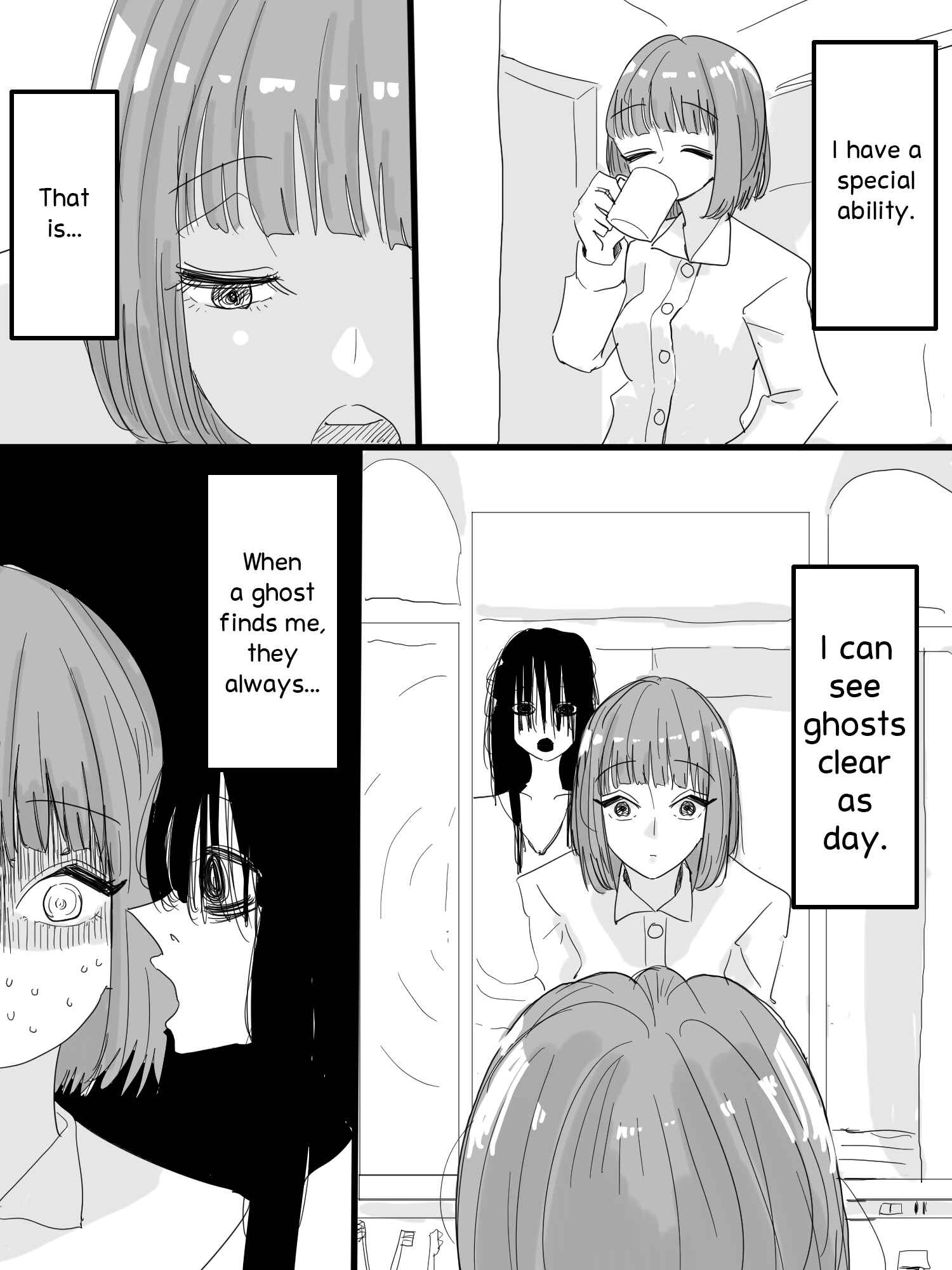 Page 1 Chapter Unknown_174c A Girl That Can See Ghosts