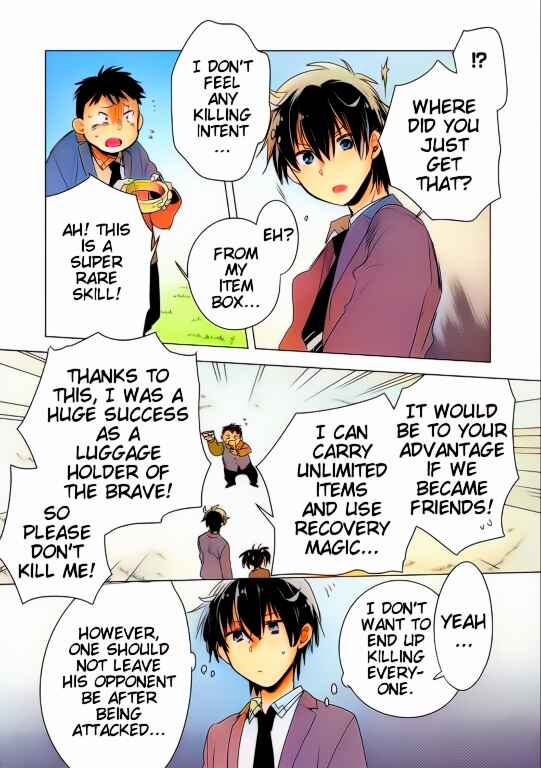 Page 14 Chapter 2 Sokushi Cheat ga Saikyou Sugite, Isekai no Yatsura ga Marude Aite ni Naranai n desu ga (Fan Colored)