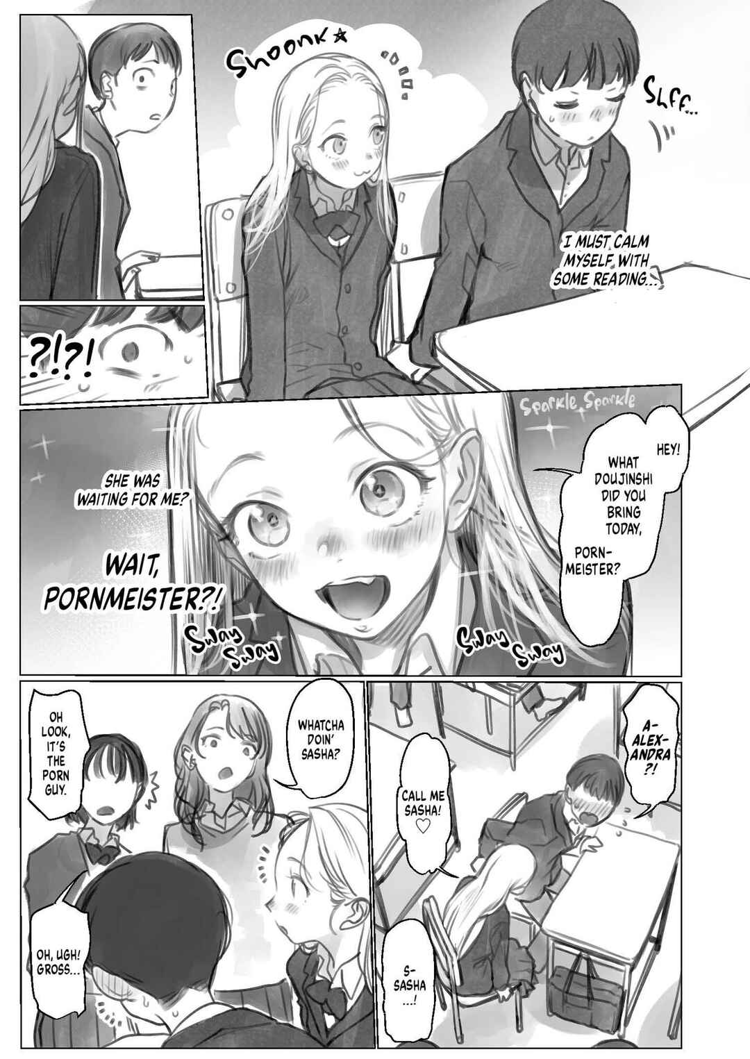 Page 3 Chapter 2 JC Sasha-chan to Classmate Otaku-kun