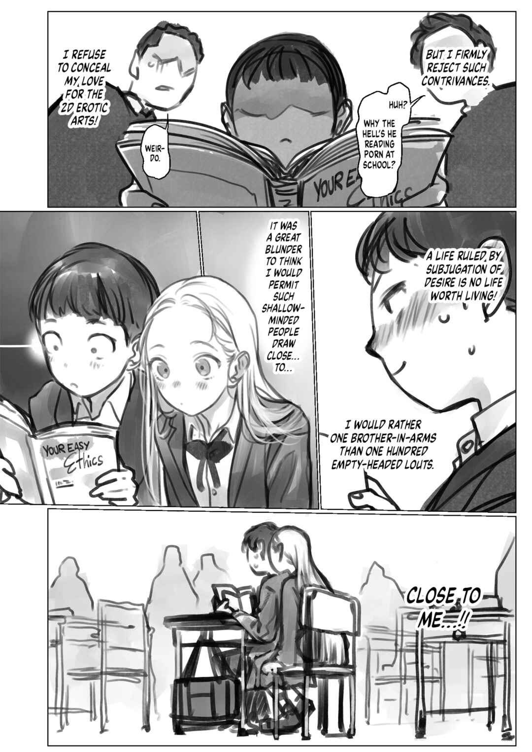 Page 2 Chapter 1 JC Sasha-chan to Classmate Otaku-kun