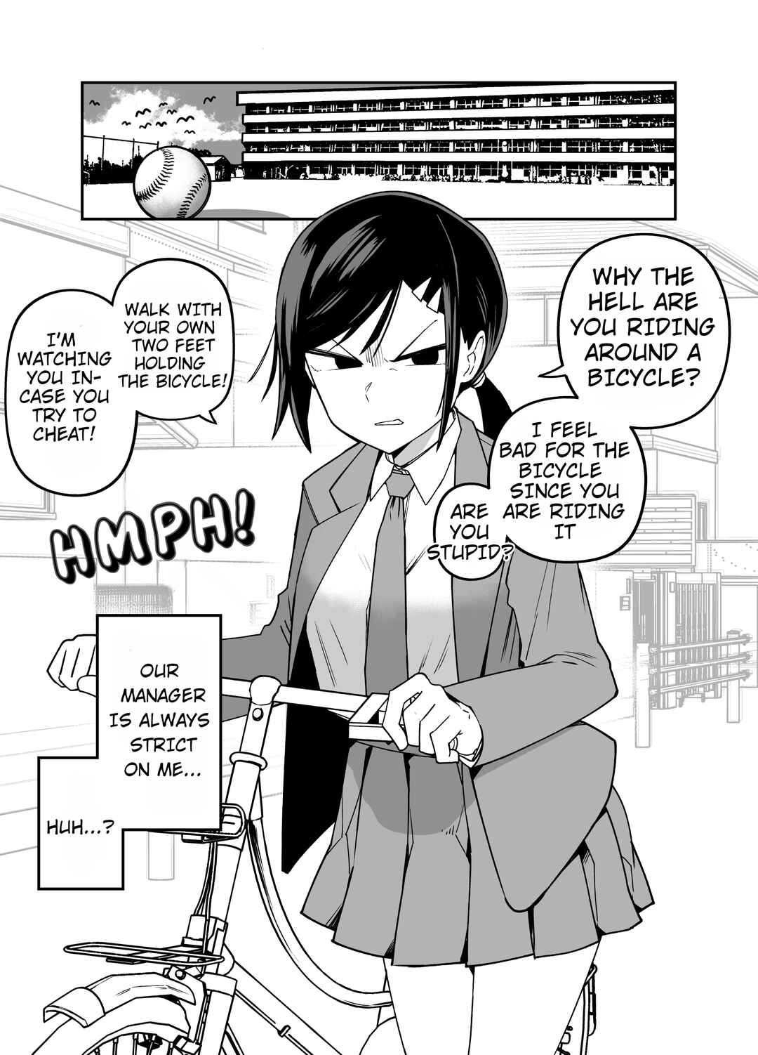 Page 1 Chapter 3 The Manager of the Baseball Club Is Strict Only With Me