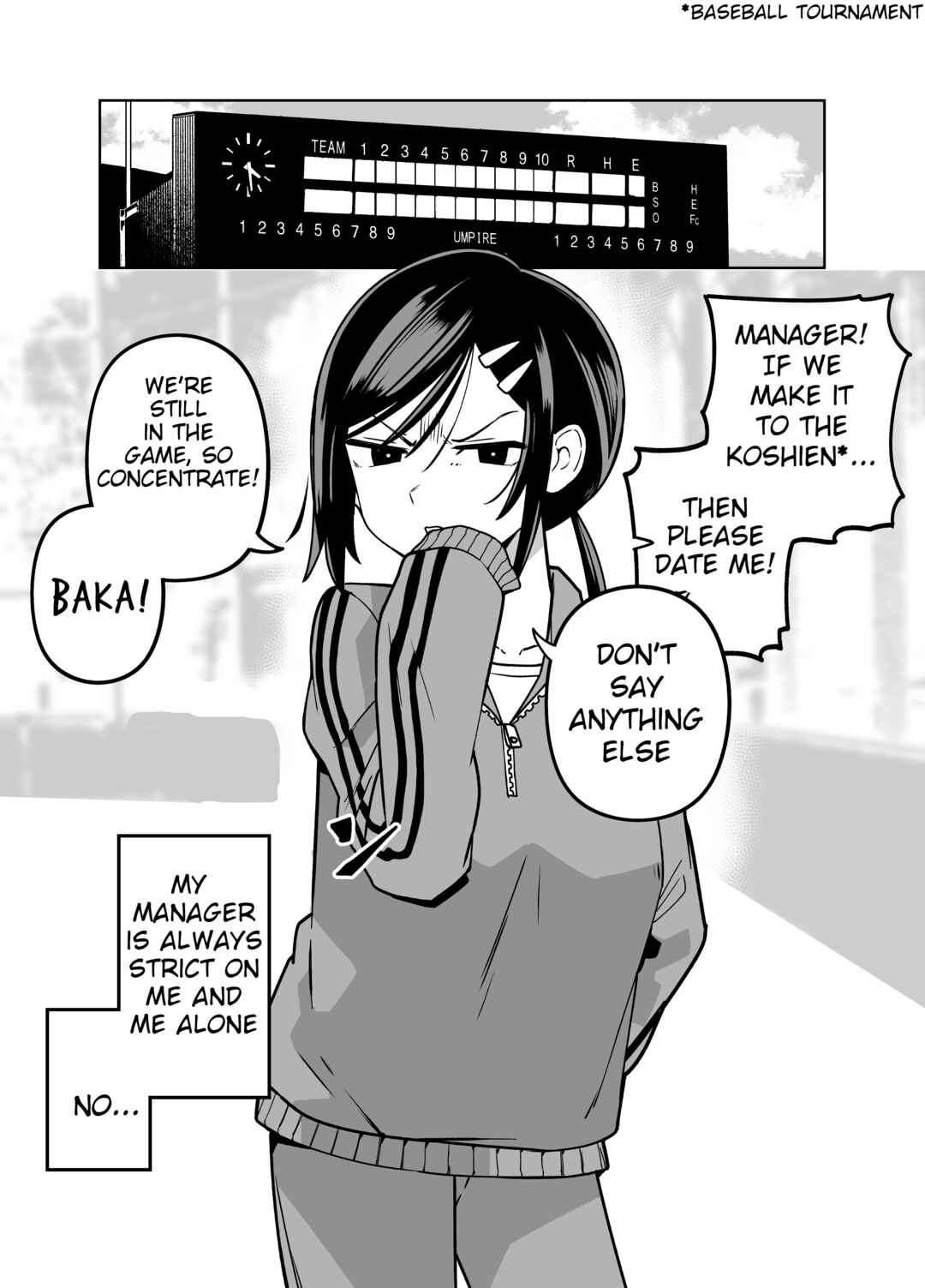 Page 1 Chapter 7 The Manager of the Baseball Club Is Strict Only With Me