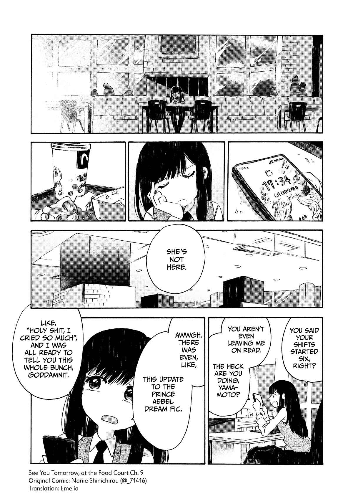 Page 1 Chapter 9 See You Tomorrow at the Food Court