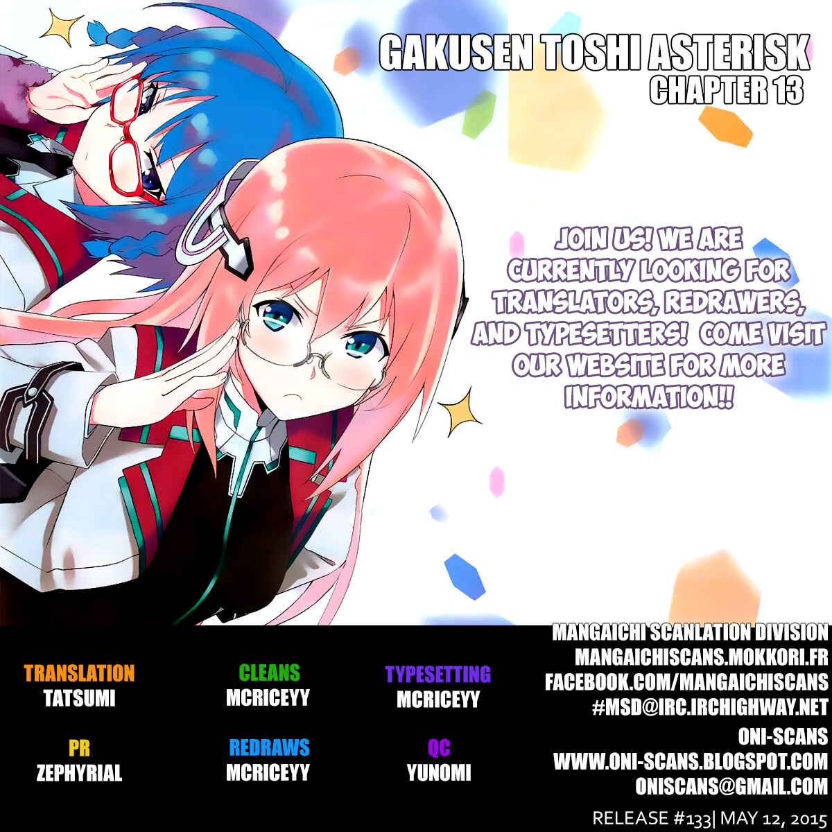 Page 1 Chapter 13 Gakusen Toshi Asterisk