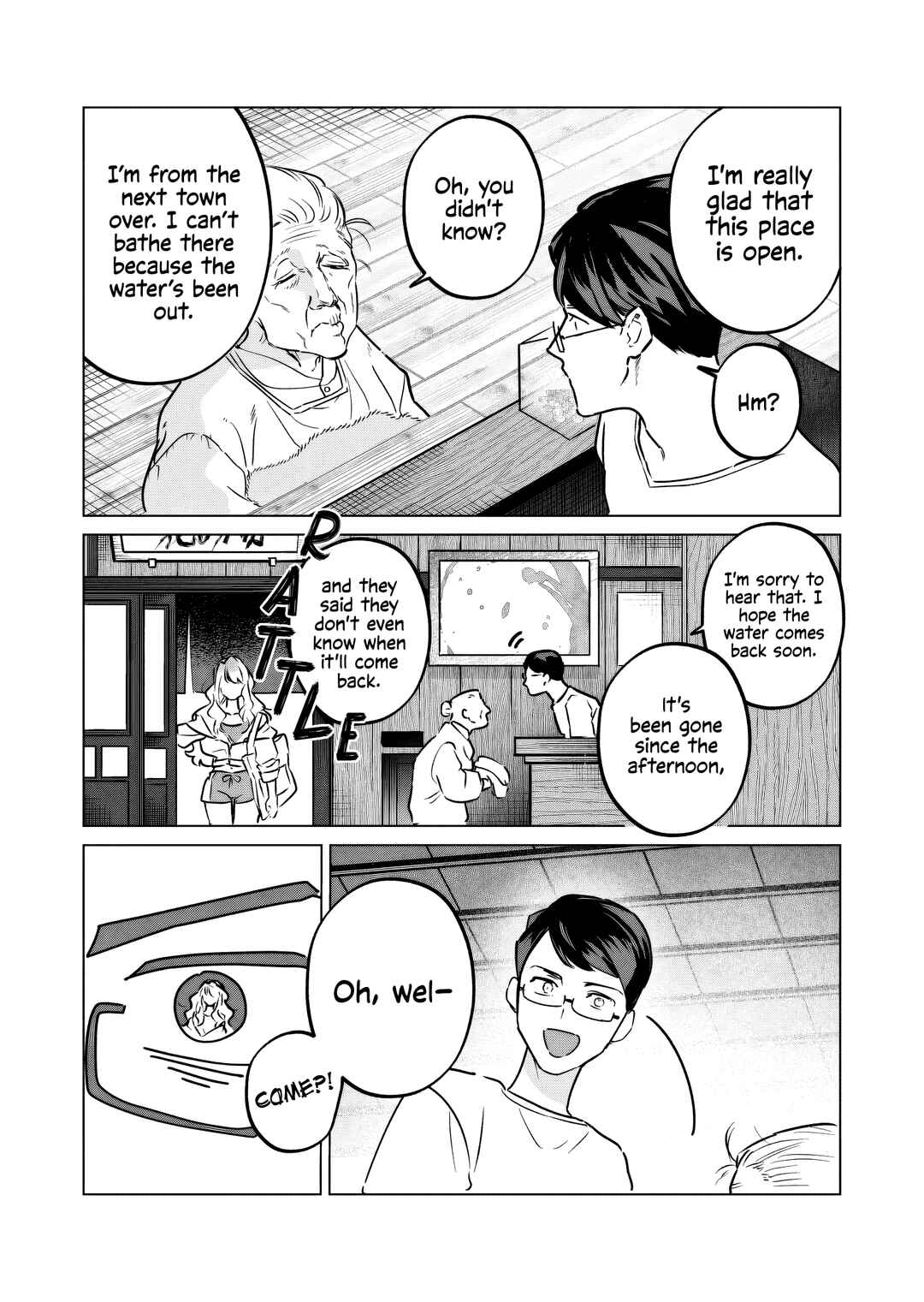Page 12 Chapter Unknown_074e A Gyaru and The Chairman at the Bathhouse