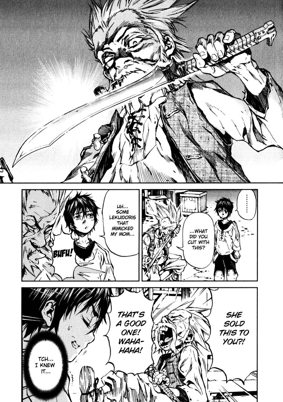 Page 23 Chapter 15 Kiba no Tabishounin ~The Arms Peddler~