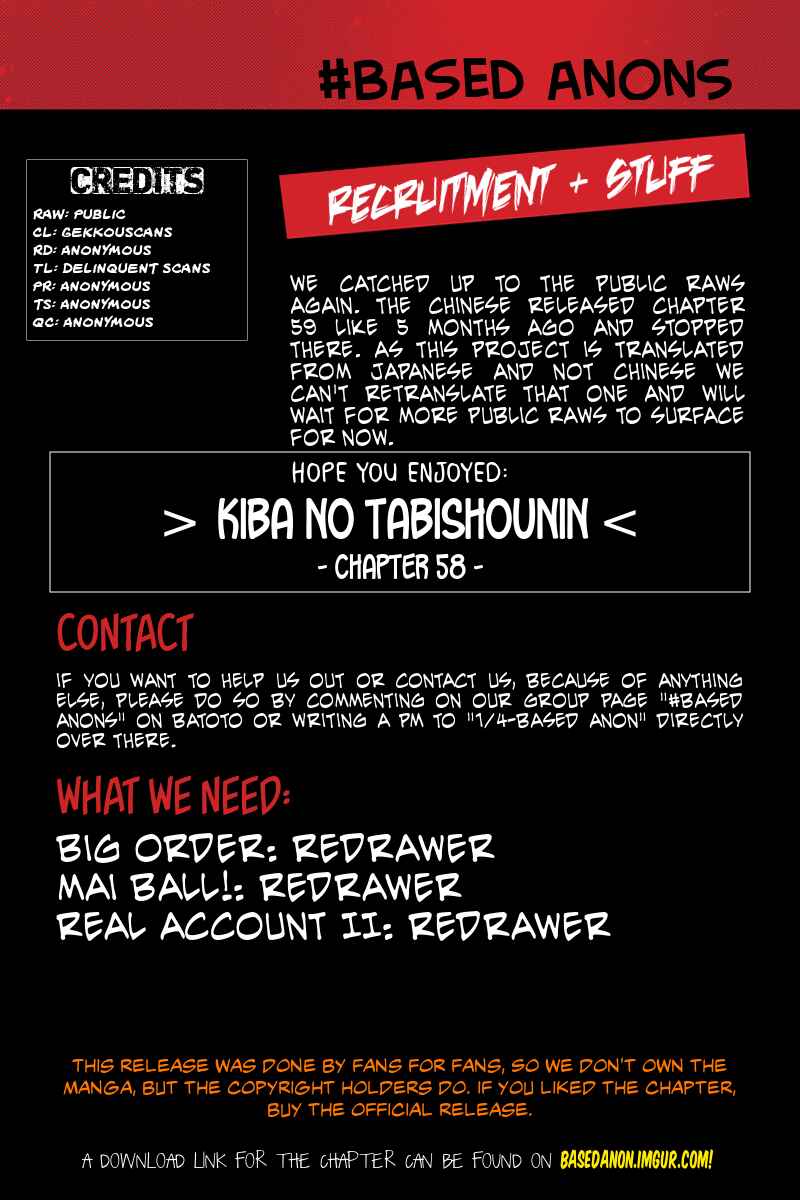 Page 29 Chapter 58 Kiba no Tabishounin ~The Arms Peddler~