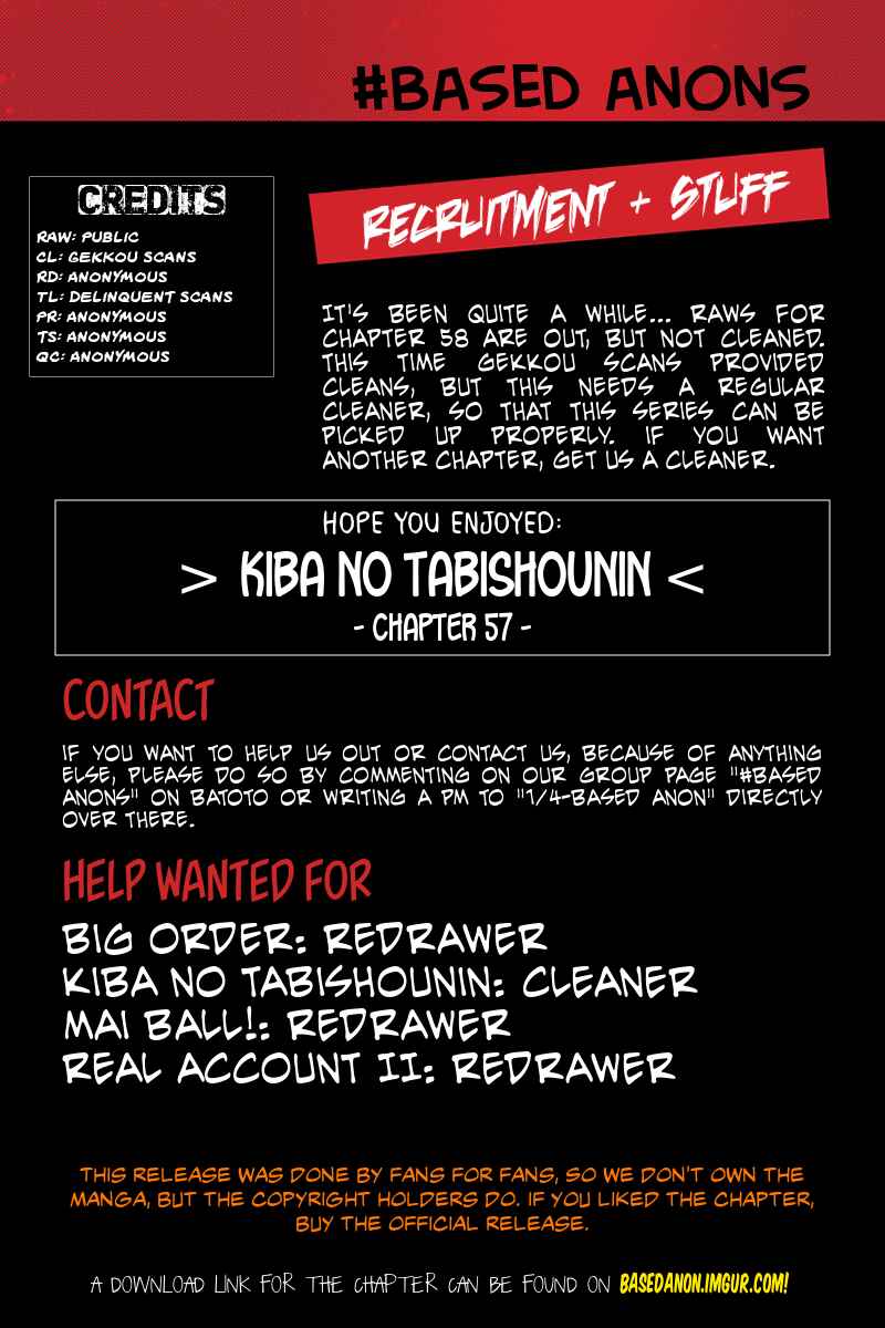 Page 28 Chapter 57 Kiba no Tabishounin ~The Arms Peddler~