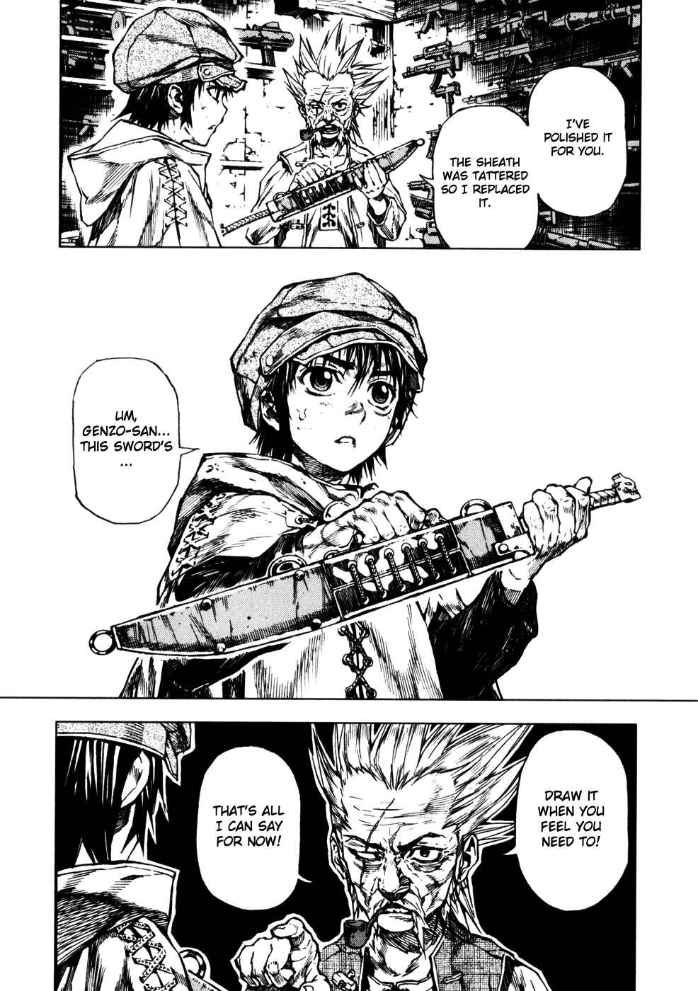 Page 15 Chapter 18 Kiba no Tabishounin ~The Arms Peddler~