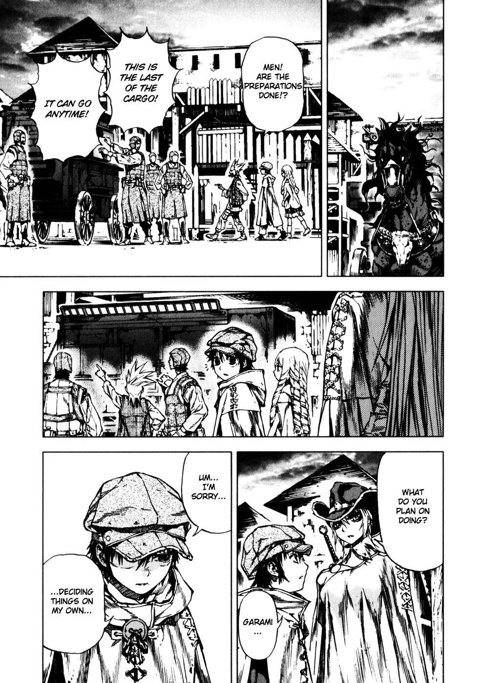 Page 16 Chapter 18 Kiba no Tabishounin ~The Arms Peddler~