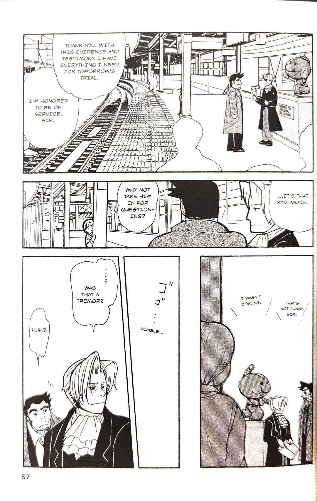 Page 9 Chapter 4 Gyakuten Saiban Official Anthology Comic: Naruhodou-hen