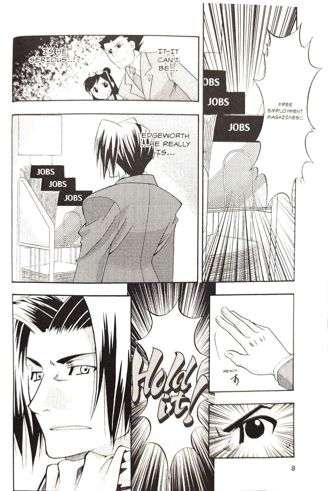 Page 10 Chapter 1 Gyakuten Saiban Official Anthology Comic: Naruhodou-hen