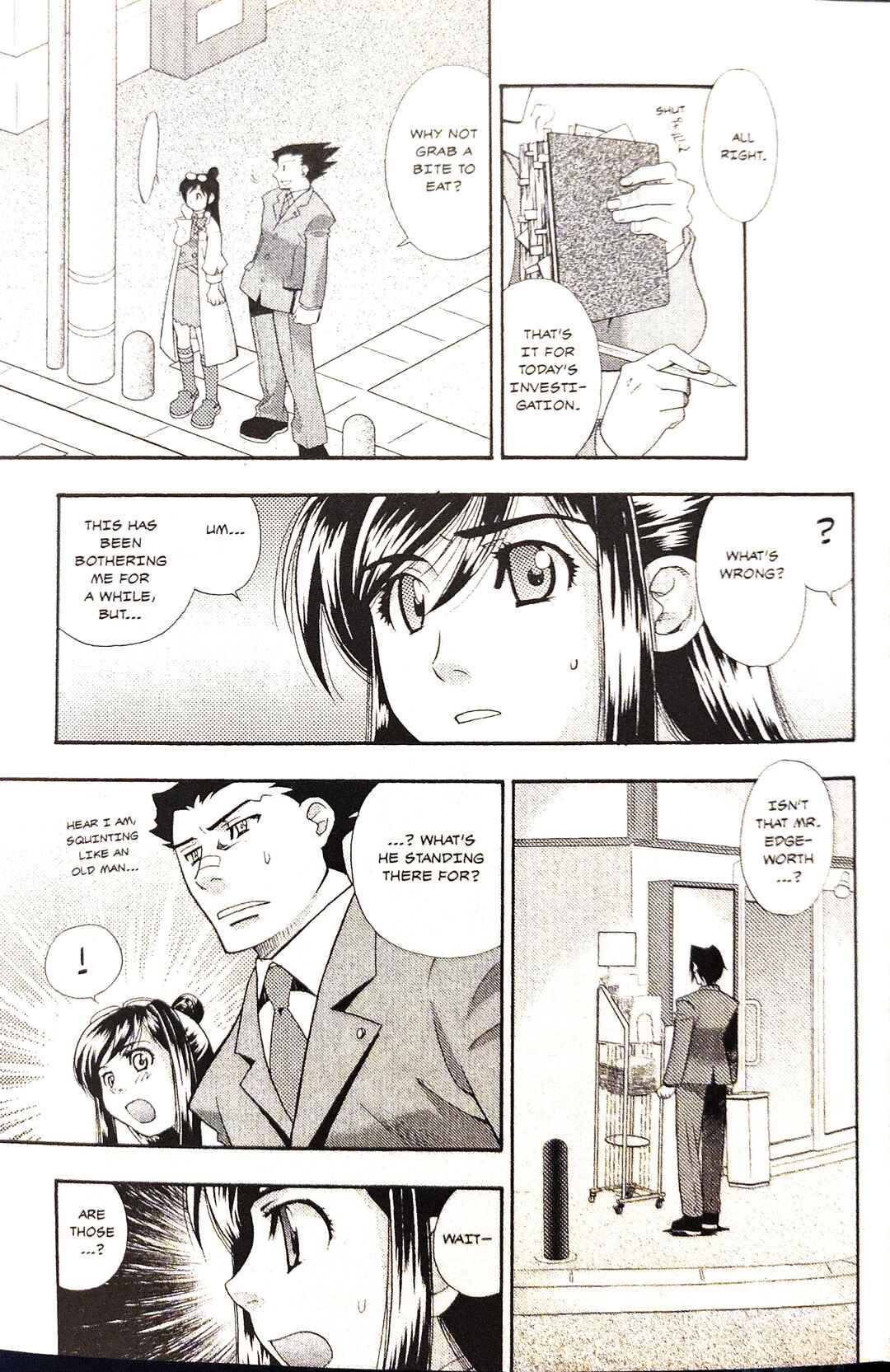 Page 9 Chapter 1 Gyakuten Saiban Official Anthology Comic: Naruhodou-hen