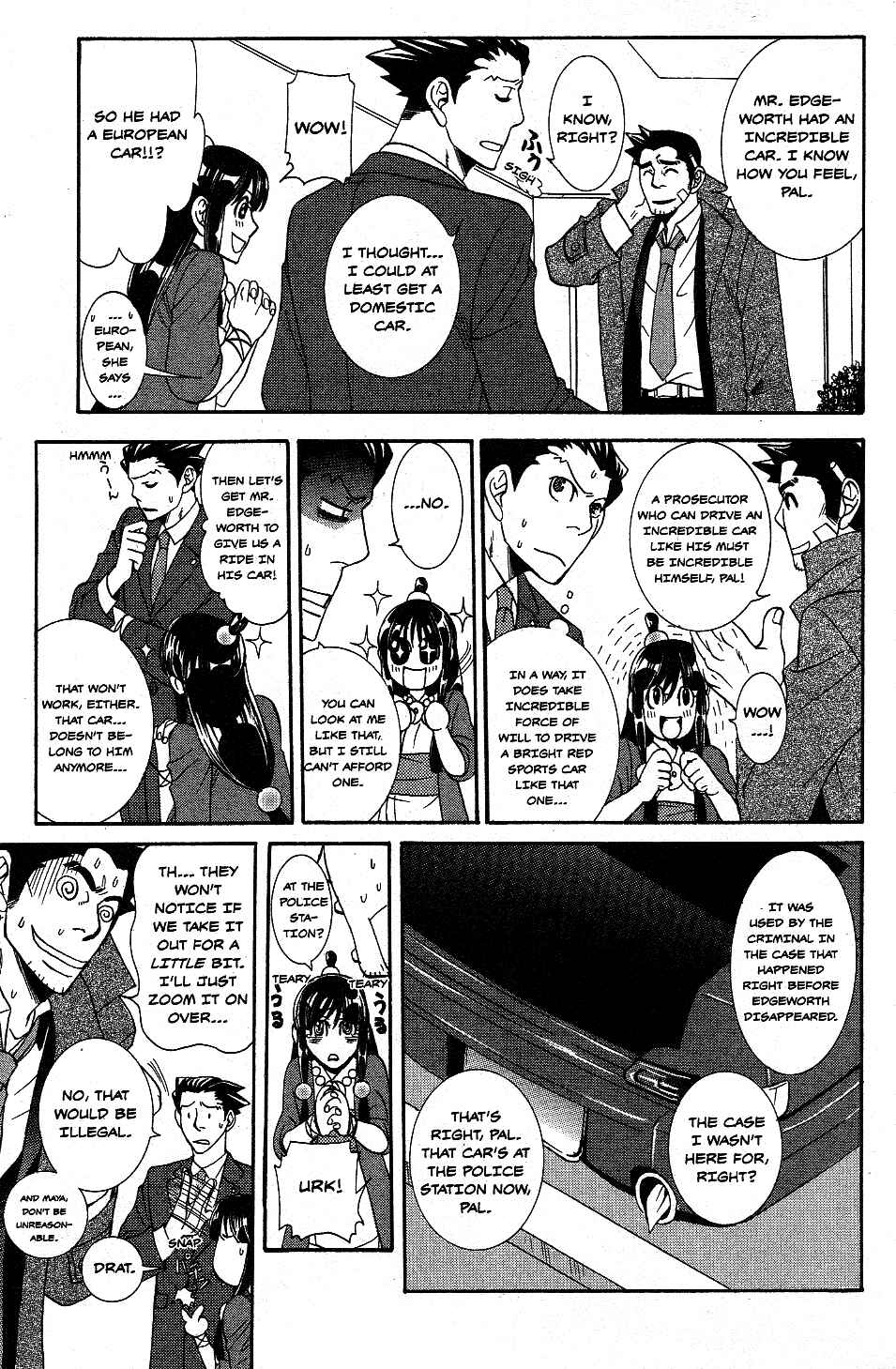 Page 7 Chapter 14 Gyakuten Saiban Official Anthology Comic: Naruhodou-hen