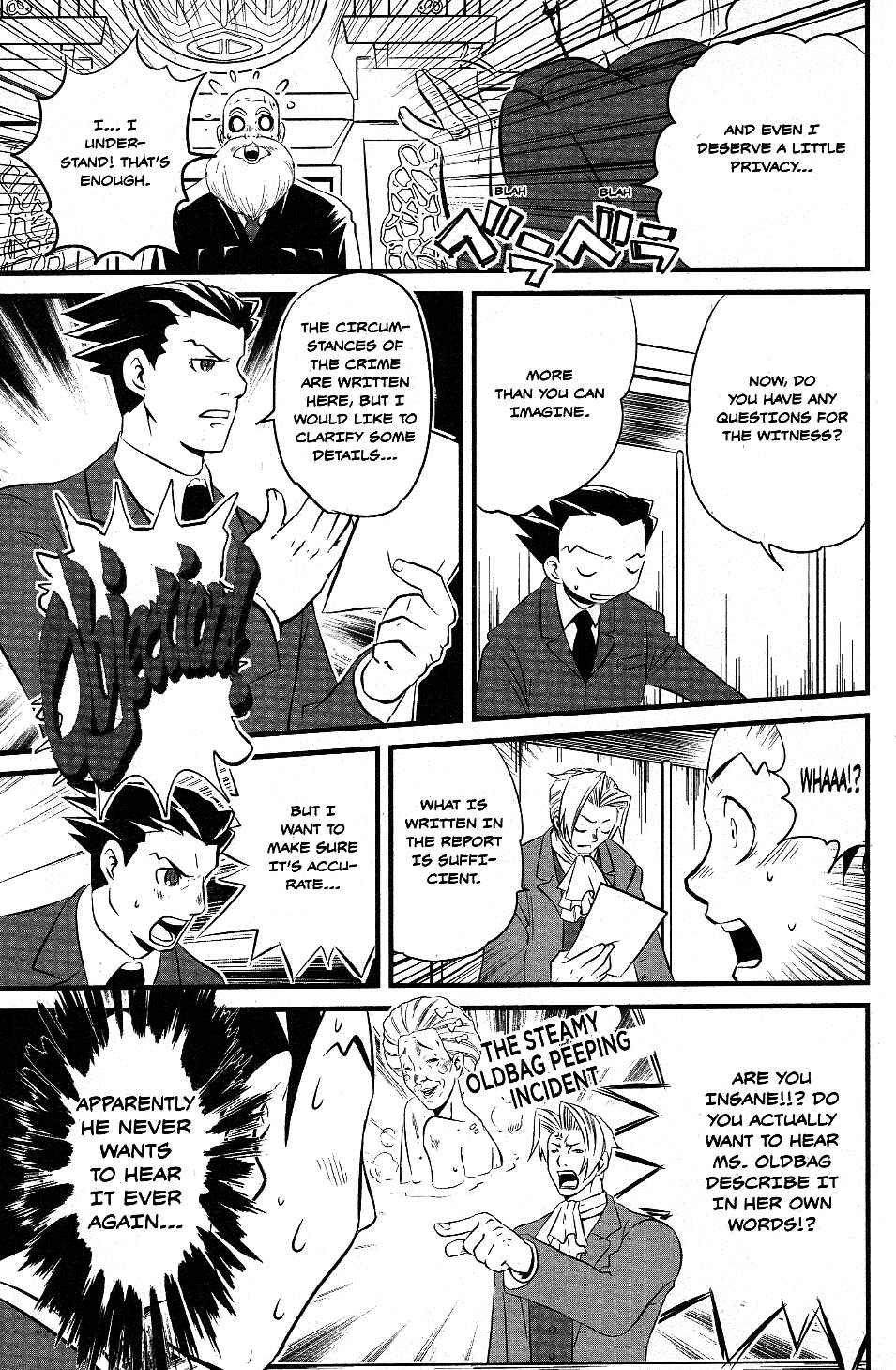 Page 13 Chapter 3 Gyakuten Saiban Official Anthology Comic: Naruhodou-hen