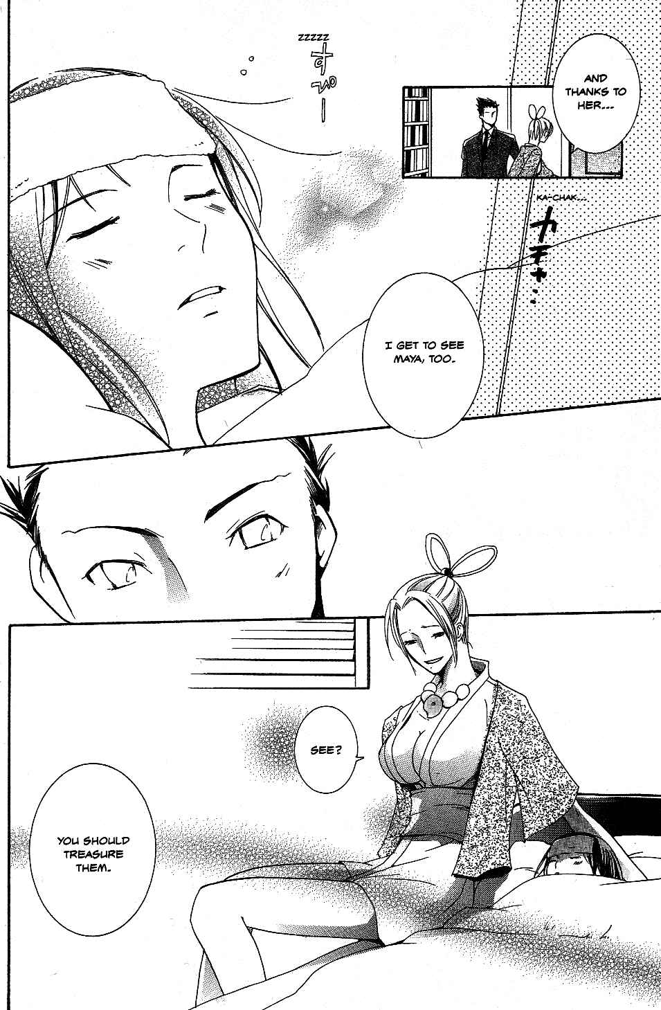 Page 10 Chapter 5 Gyakuten Saiban Official Anthology Comic: Naruhodou-hen