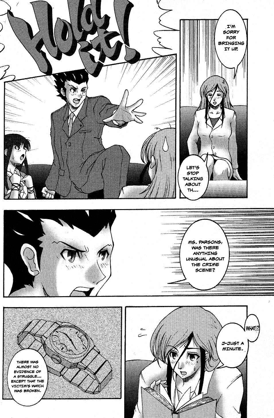 Page 10 Chapter 2 Gyakuten Saiban Official Anthology Comic: Naruhodou-hen