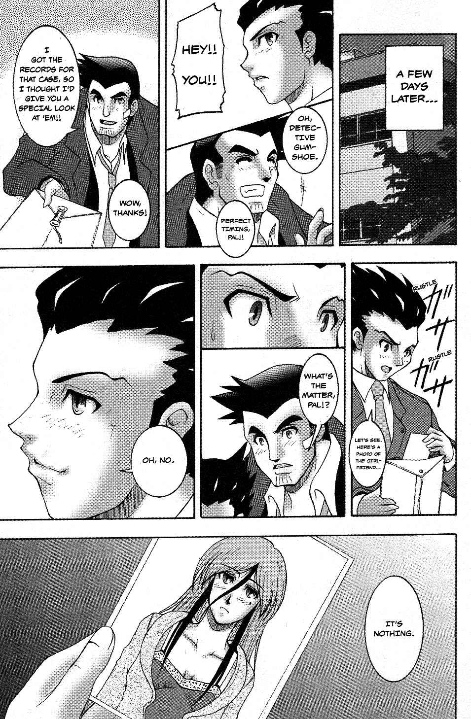 Page 15 Chapter 2 Gyakuten Saiban Official Anthology Comic: Naruhodou-hen