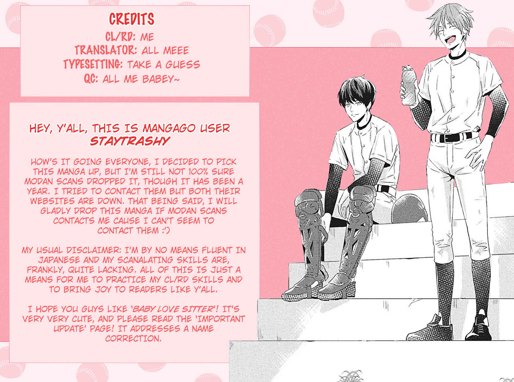 Page 1 Chapter 3 Baby Love Sitter