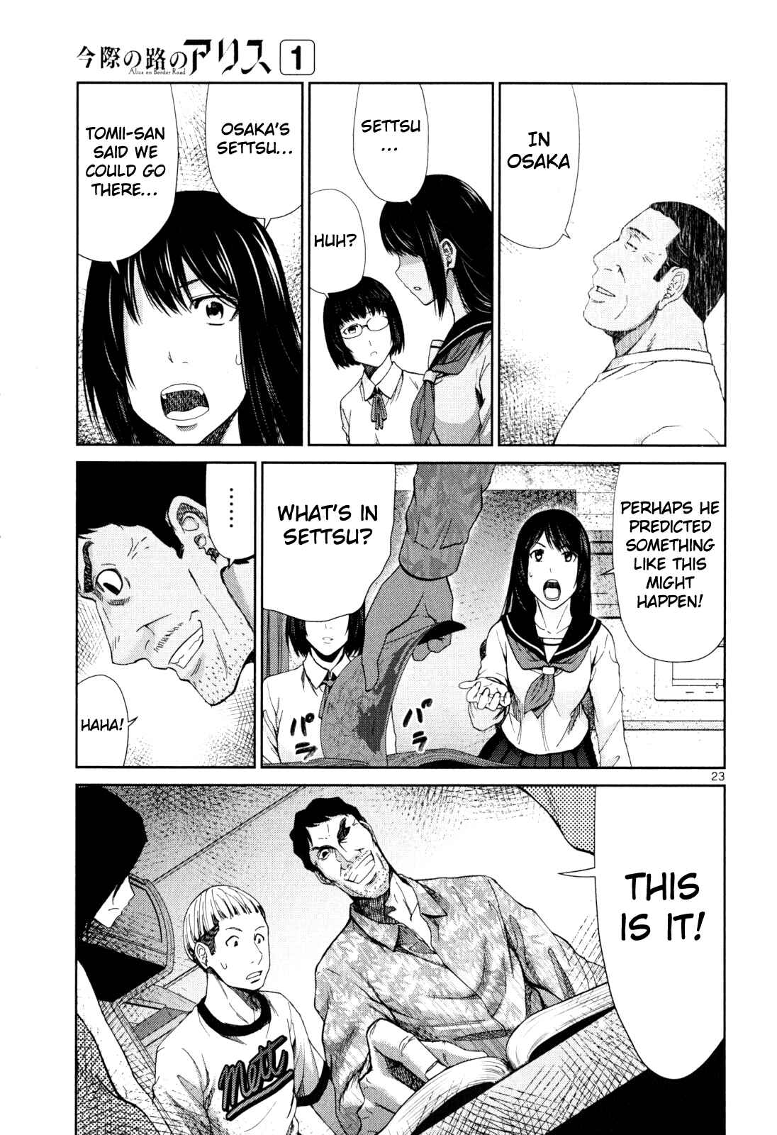 Page 22 Chapter 3 Alice on Border Road