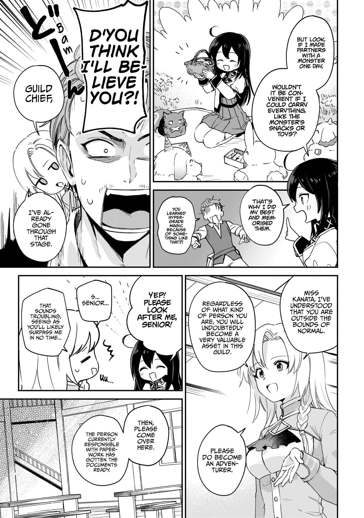 Page 53 Chapter 3 Seijo-sama? Iie, Toorisugari no Mamonotsukai Desu!: Zettai Muteki no Seijo wa Mofumofu to Tabi wo Suru