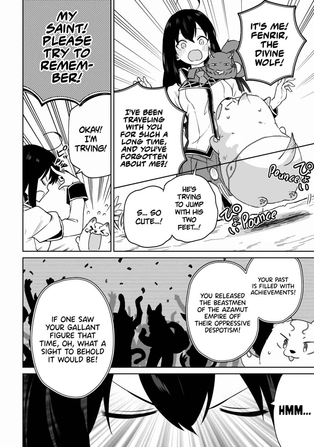 Page 14 Chapter 10 Seijo-sama? Iie, Toorisugari no Mamonotsukai Desu!: Zettai Muteki no Seijo wa Mofumofu to Tabi wo Suru