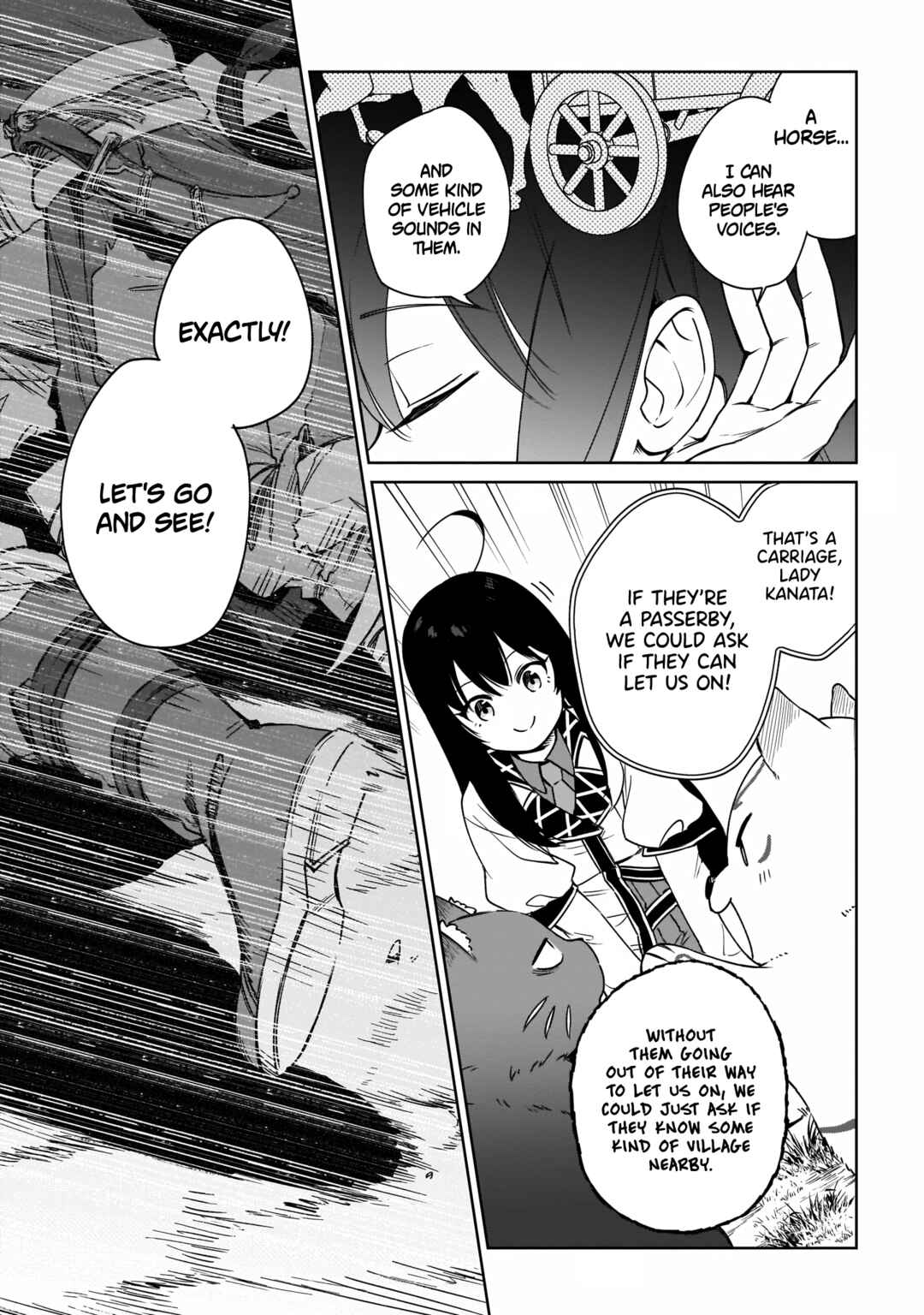 Page 3 Chapter 11 Seijo-sama? Iie, Toorisugari no Mamonotsukai Desu!: Zettai Muteki no Seijo wa Mofumofu to Tabi wo Suru
