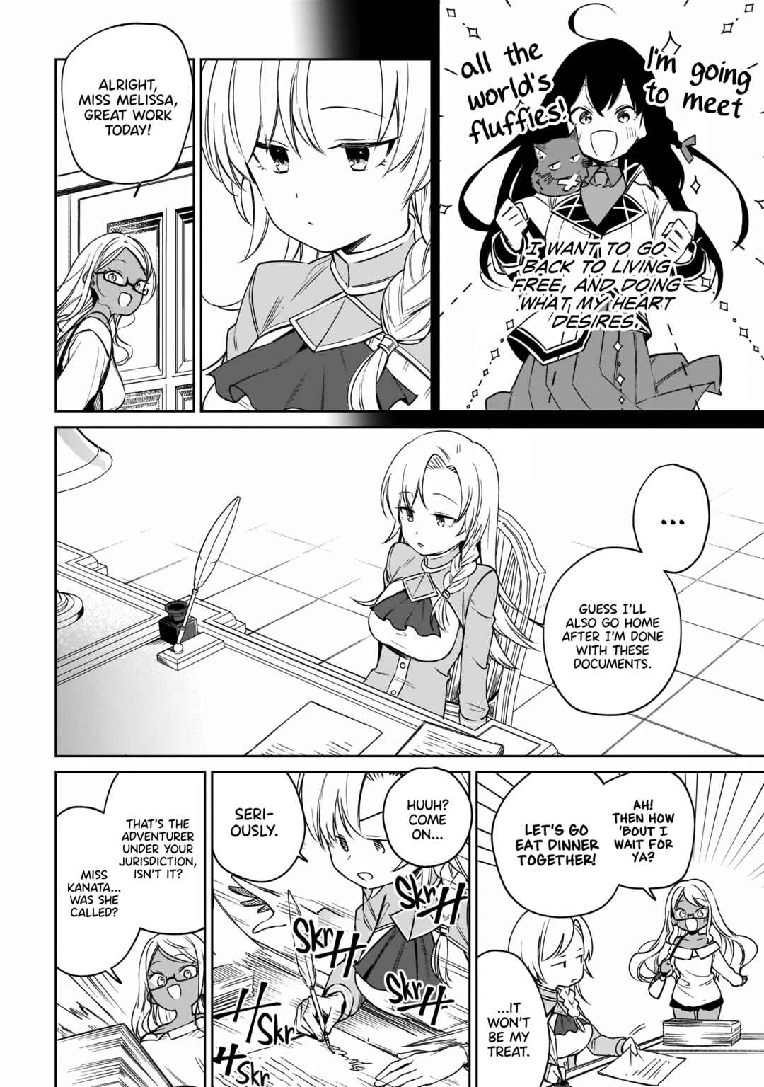 Page 35 Chapter 11 Seijo-sama? Iie, Toorisugari no Mamonotsukai Desu!: Zettai Muteki no Seijo wa Mofumofu to Tabi wo Suru