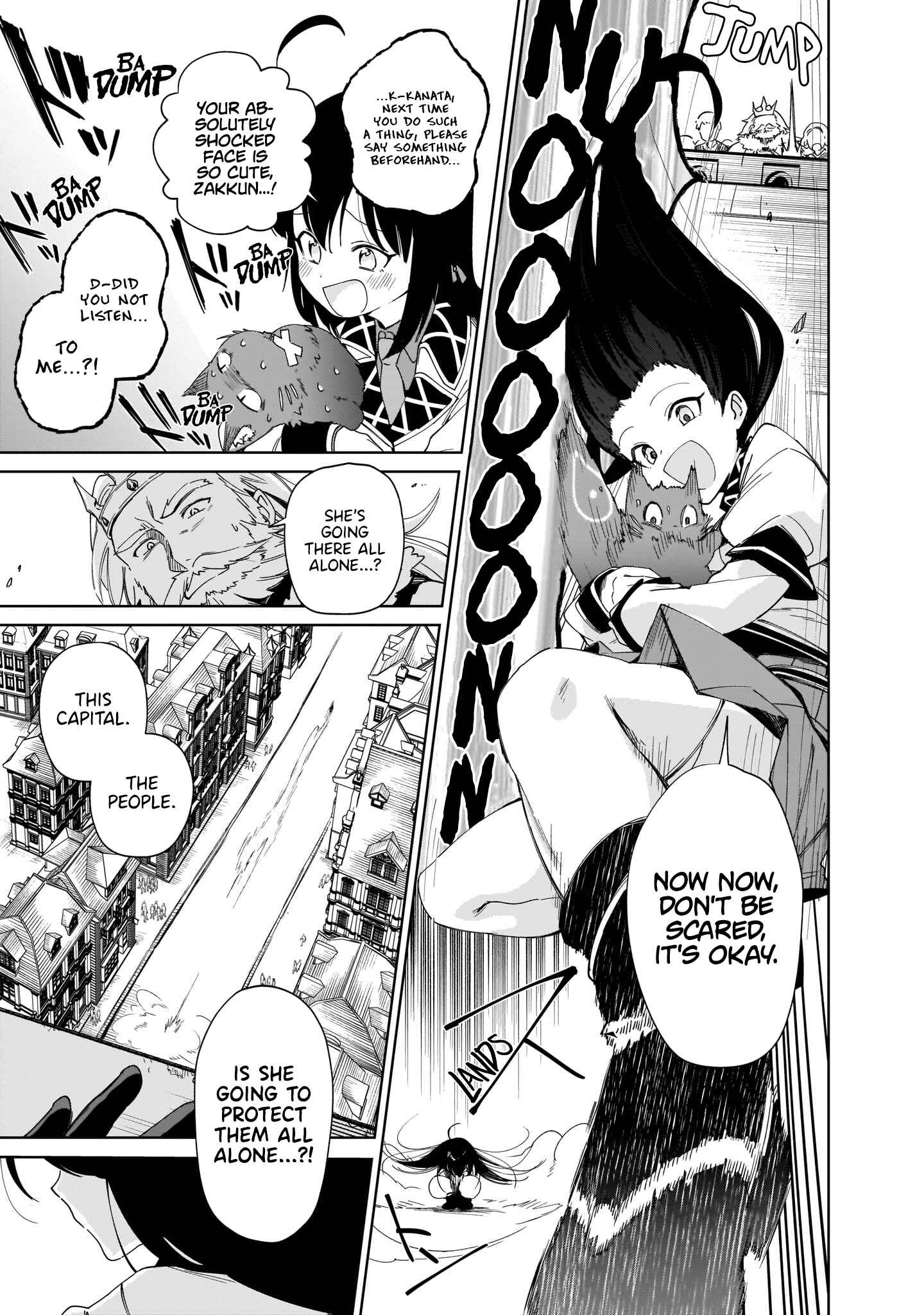 Page 37 Chapter 7 Seijo-sama? Iie, Toorisugari no Mamonotsukai Desu!: Zettai Muteki no Seijo wa Mofumofu to Tabi wo Suru