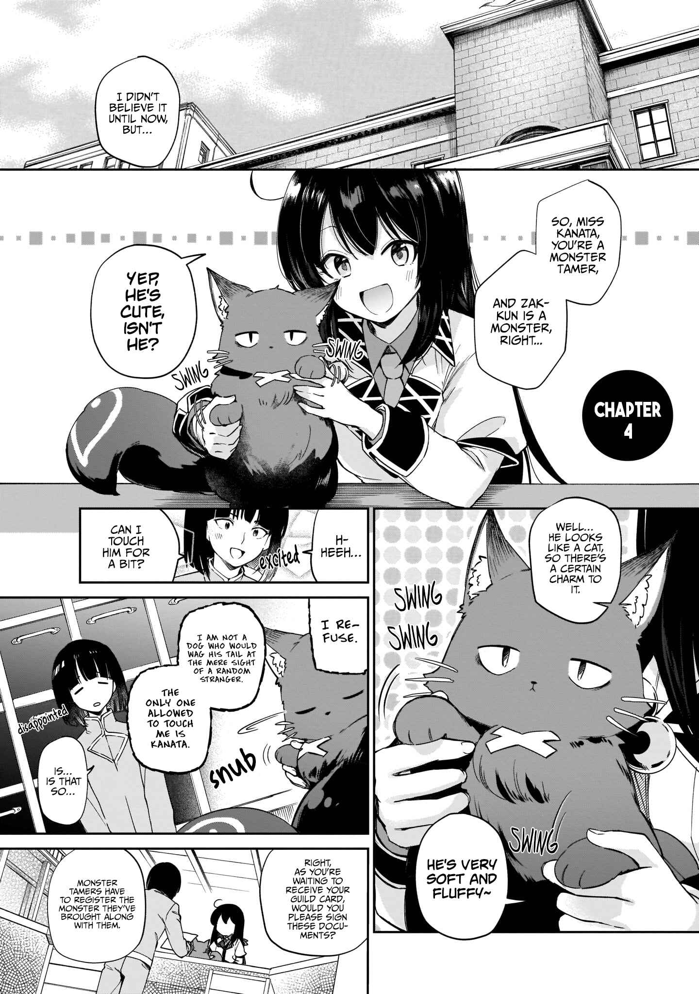 Page 1 Chapter 4 Seijo-sama? Iie, Toorisugari no Mamonotsukai Desu!: Zettai Muteki no Seijo wa Mofumofu to Tabi wo Suru