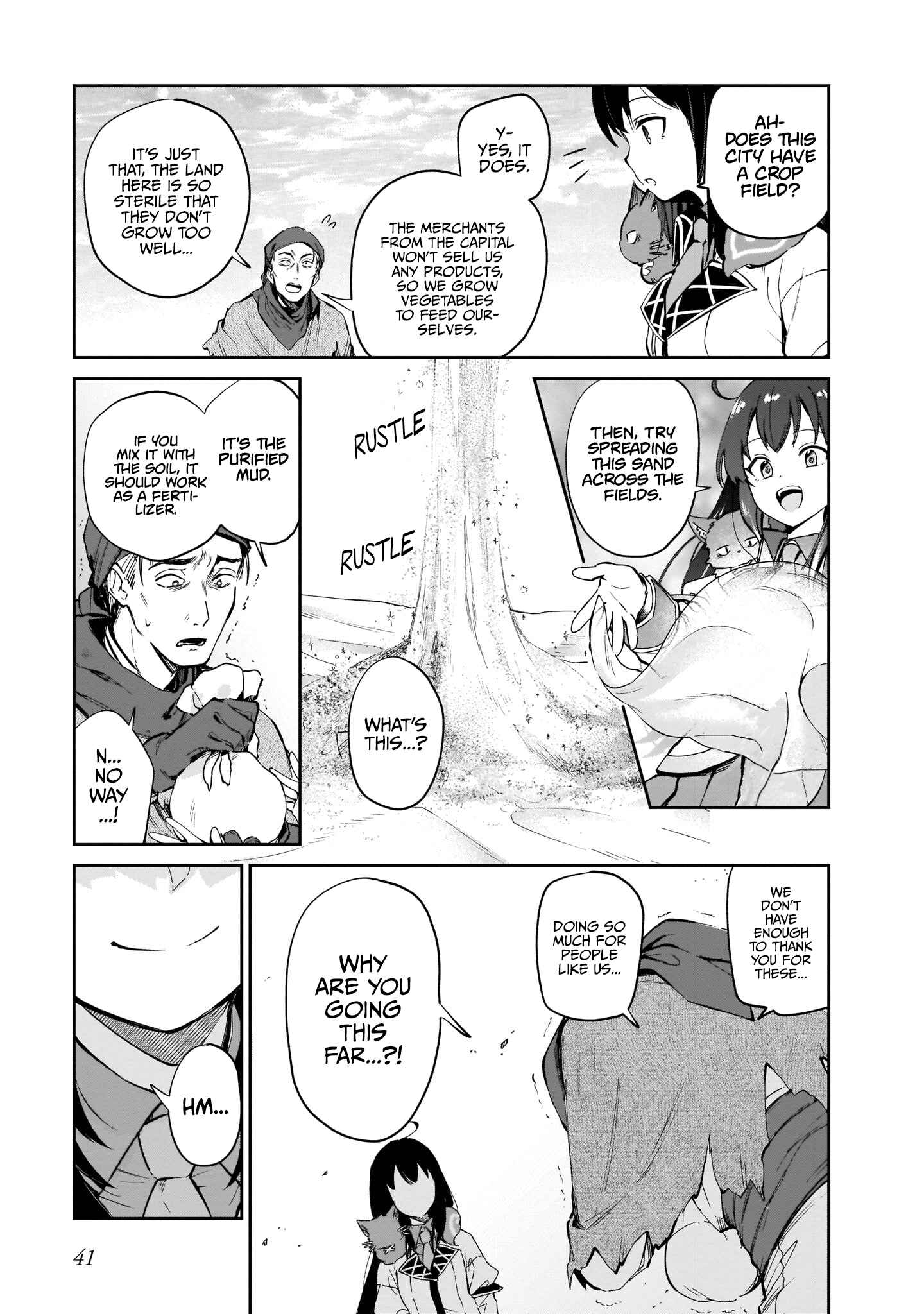 Page 39 Chapter 4 Seijo-sama? Iie, Toorisugari no Mamonotsukai Desu!: Zettai Muteki no Seijo wa Mofumofu to Tabi wo Suru